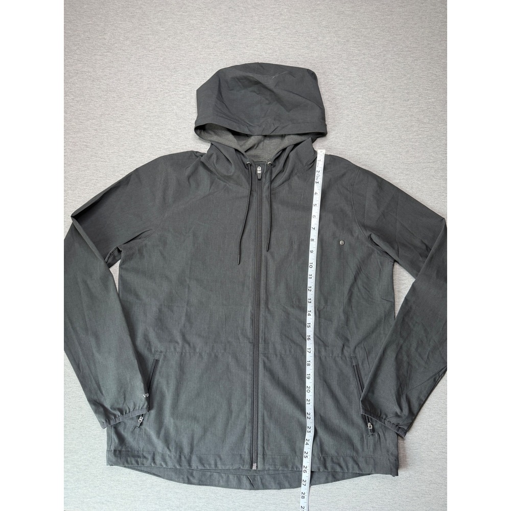 Vuori Outdoor Trainer Shell Jacket Charcoal Grey Heather VW501 Mens XL - Picture 3 of 8